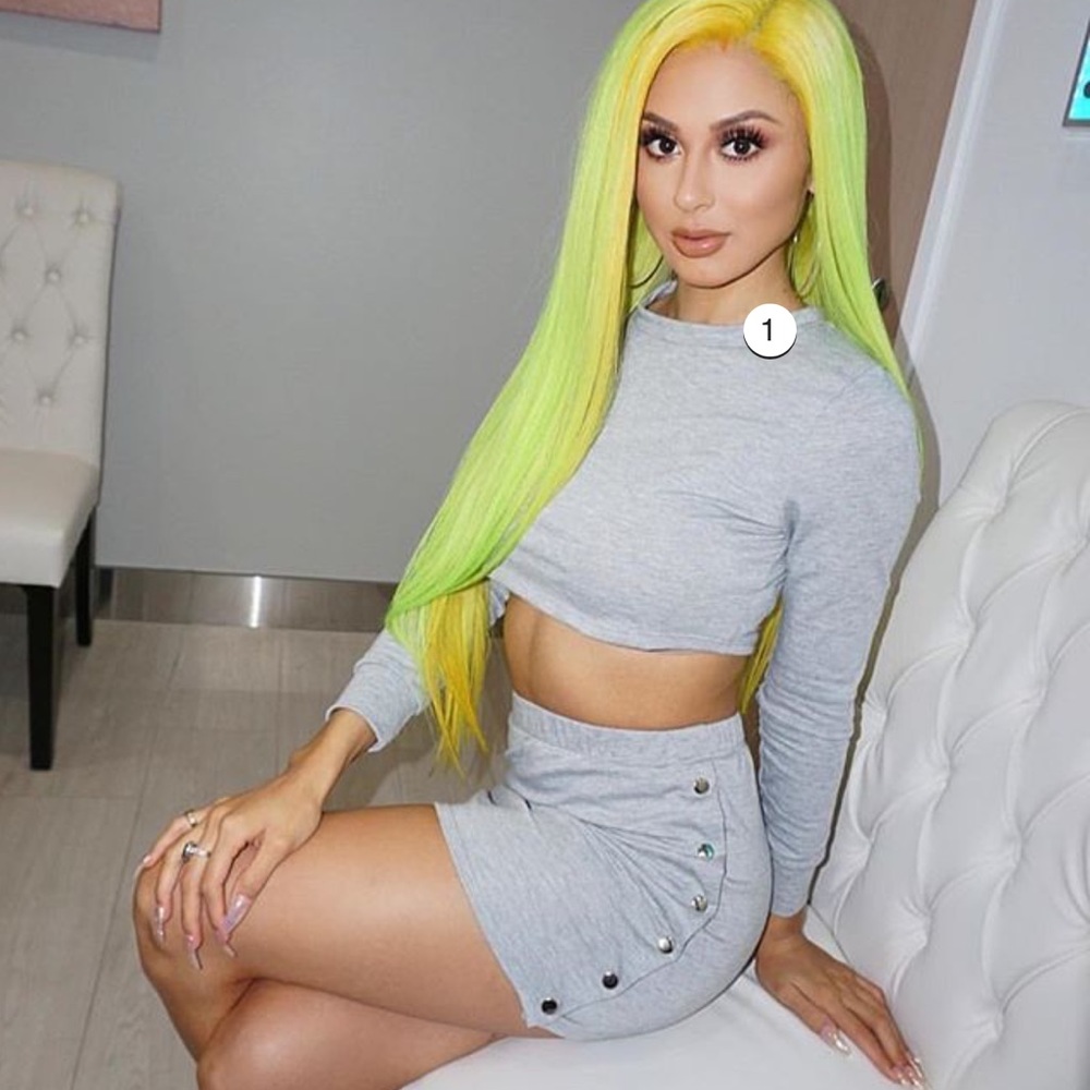 Fashion Nova Half of My Heart Knit Set